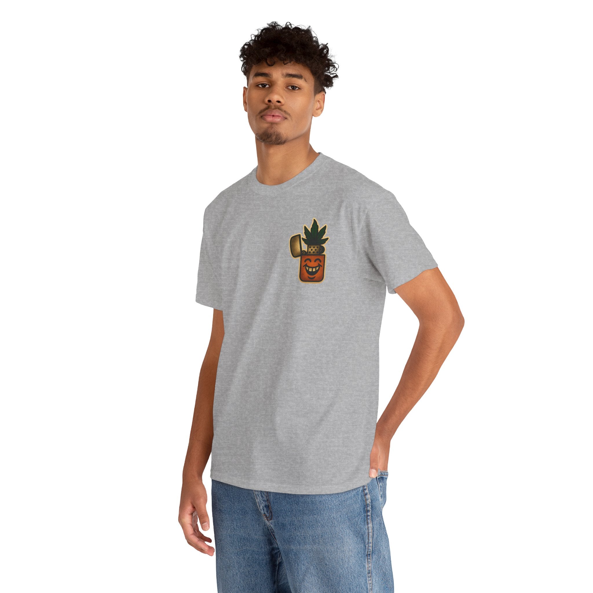 The Happy Zippo - Unisex Heavy Cotton Tee