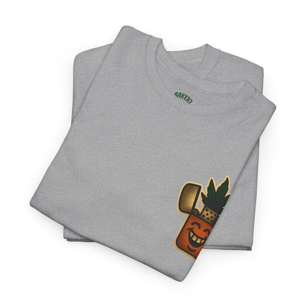 The Happy Zippo - Unisex Heavy Cotton Tee