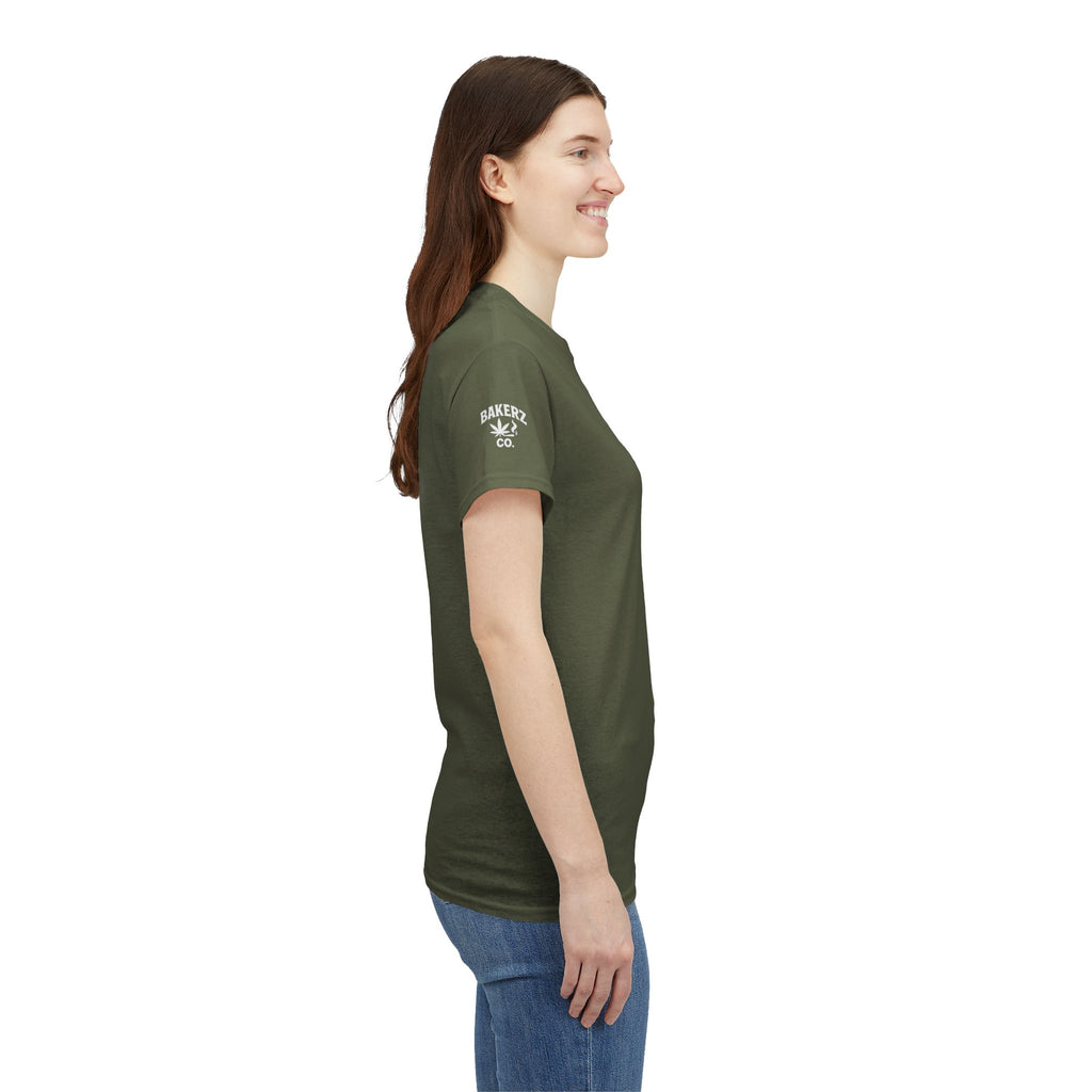 Wake, Bake & Conquer - Unisex Heavy Cotton Tee