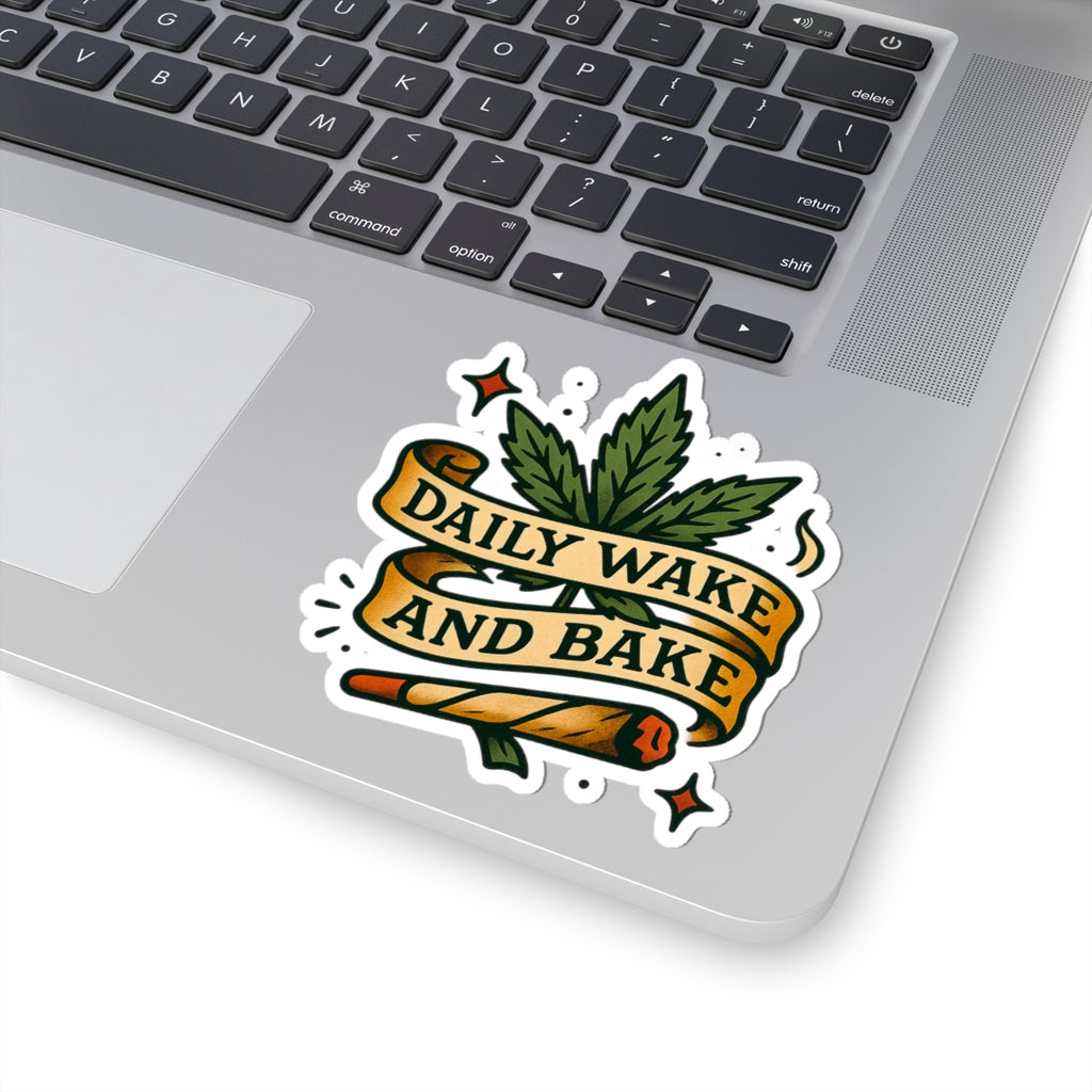 Daily Wake and Bake Sticker