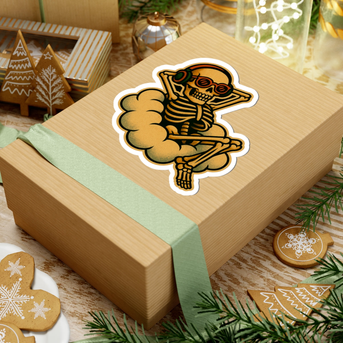 Chill Skelleton Sticker