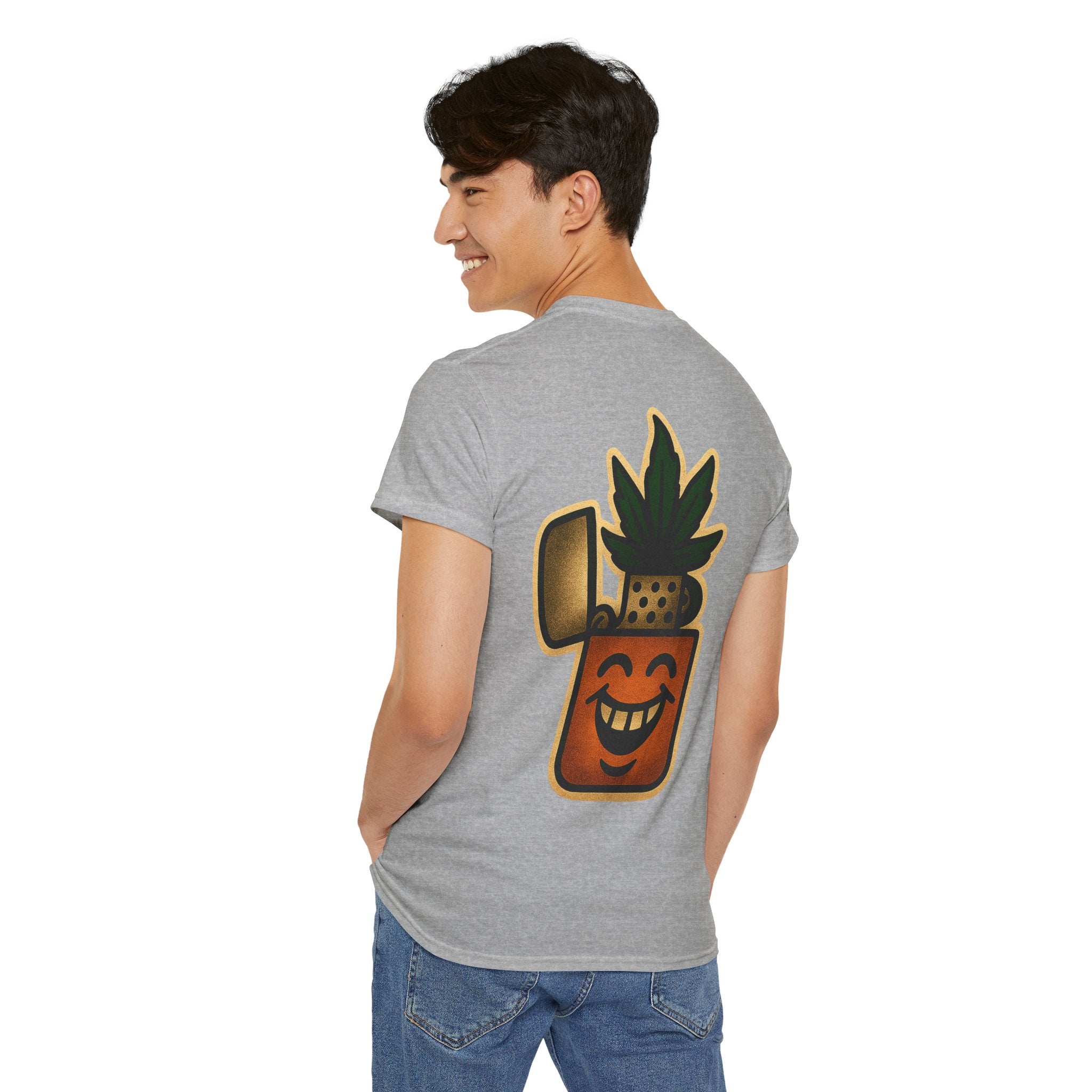 The Happy Zippo - Unisex Heavy Cotton Tee