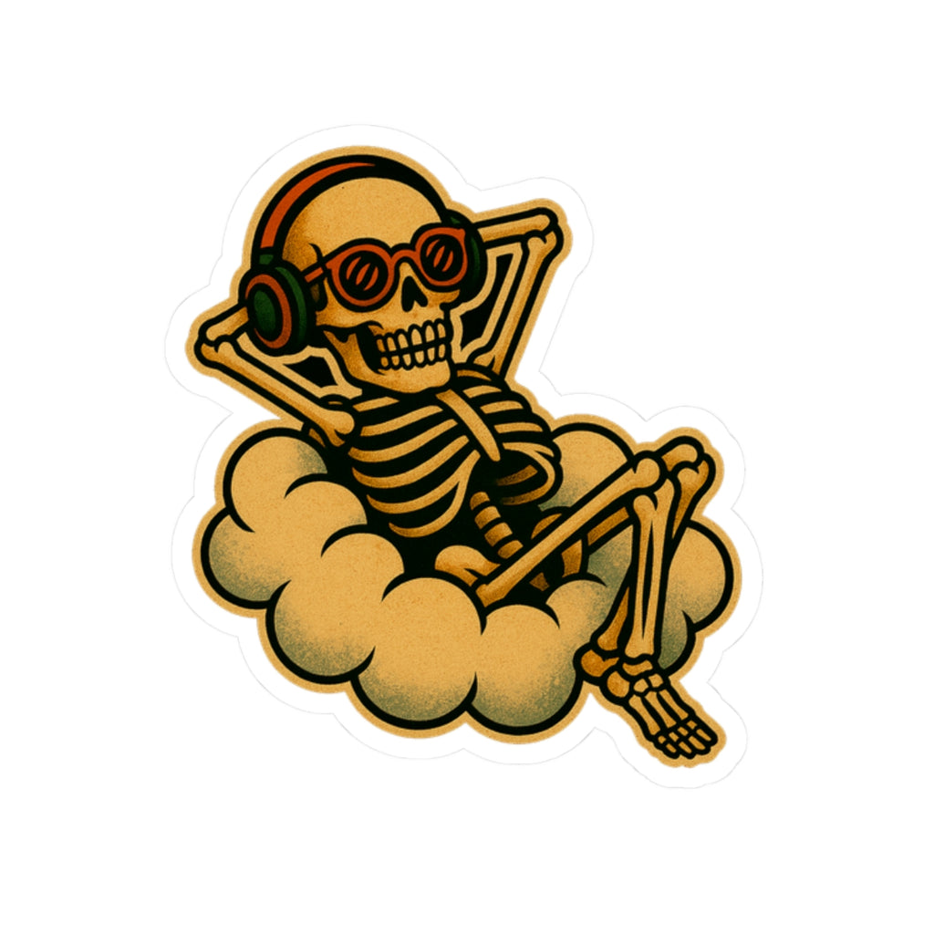 Chill Skelleton Sticker