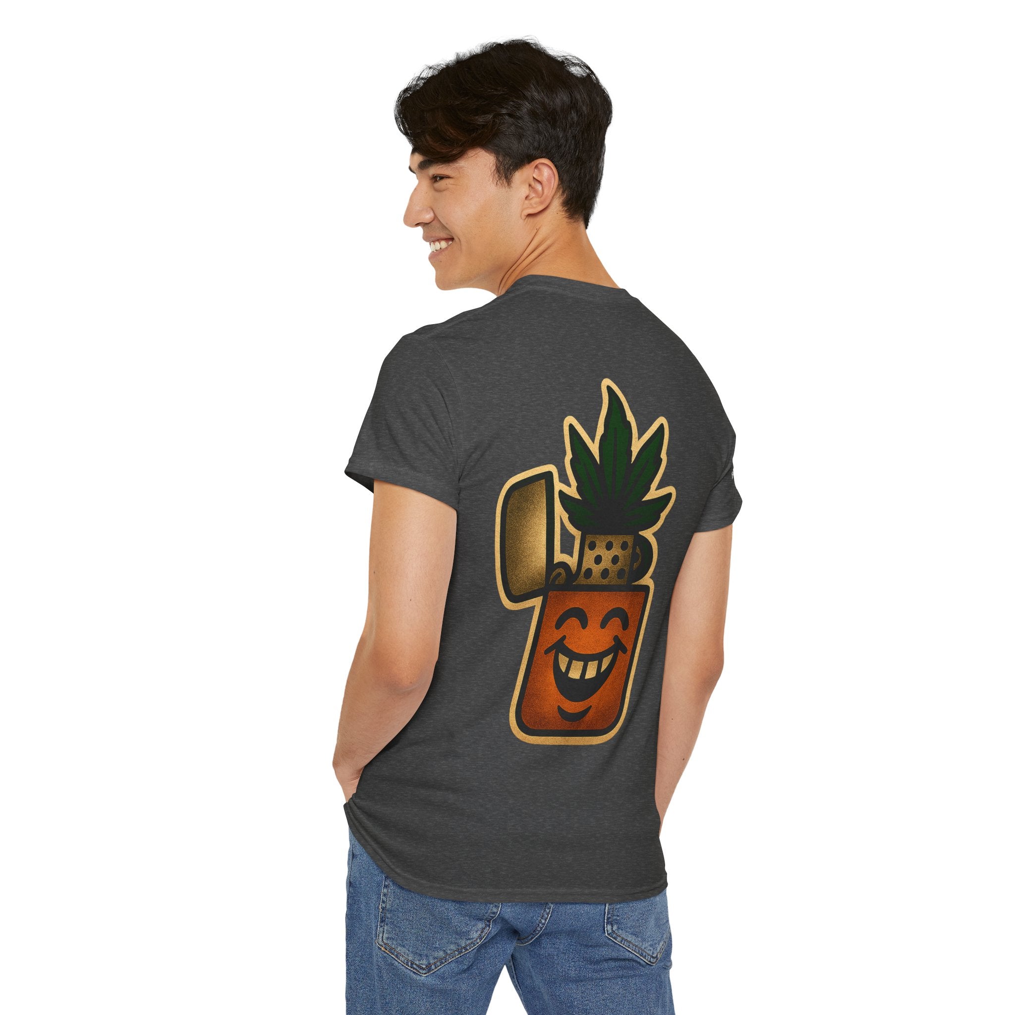The Happy Zippo - Unisex Heavy Cotton Tee