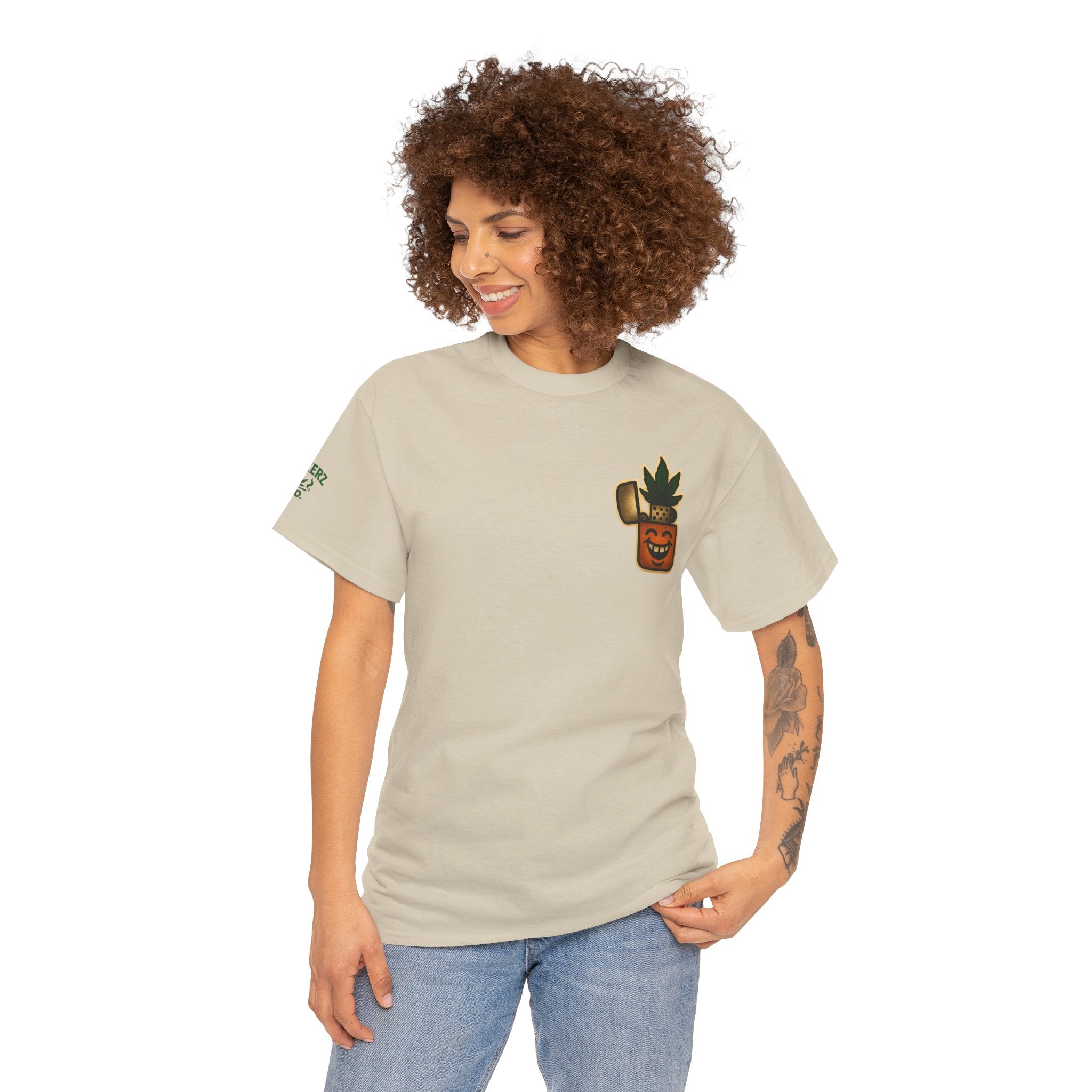 The Happy Zippo - Unisex Heavy Cotton Tee