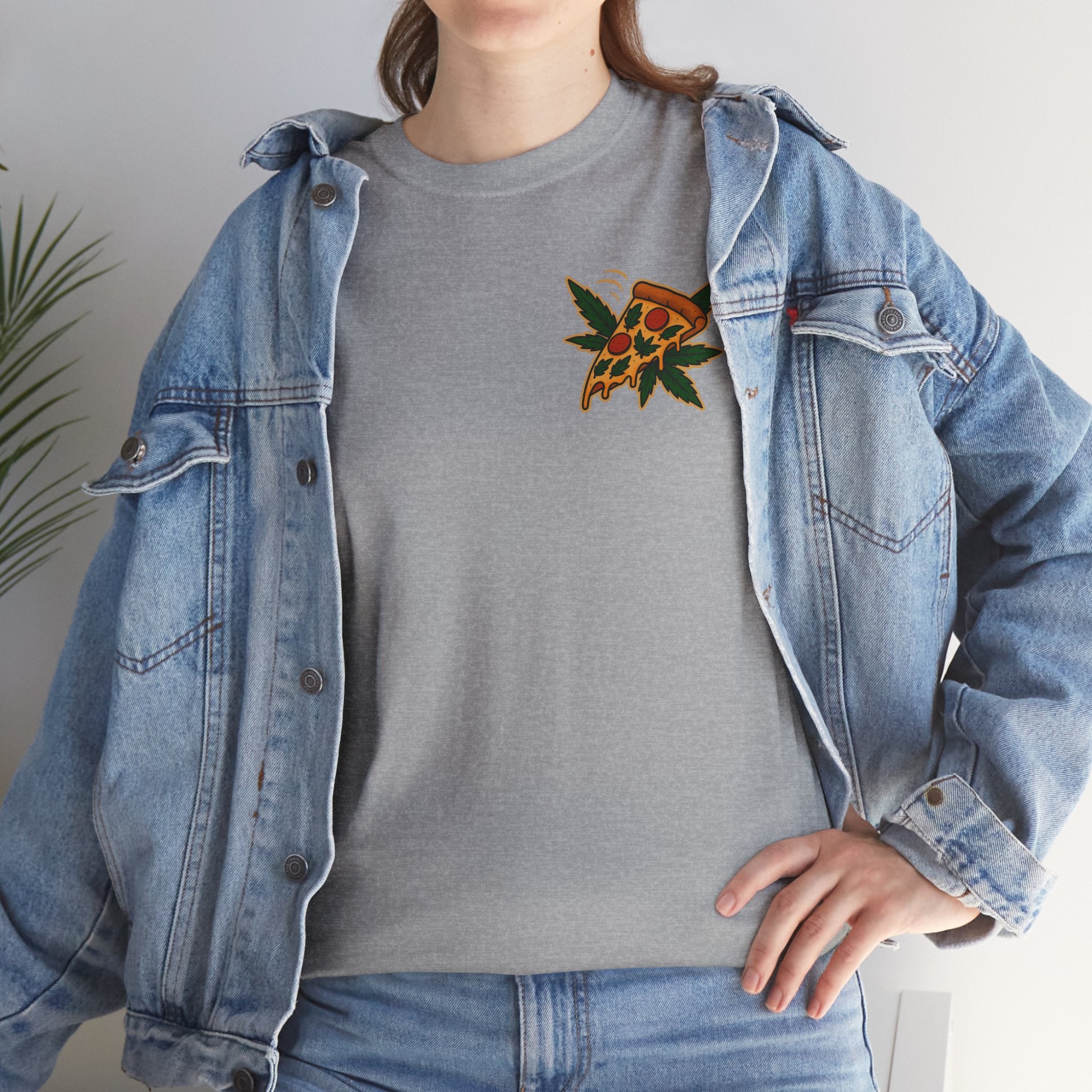 Pizza High - Unisex Heavy Cotton Tee