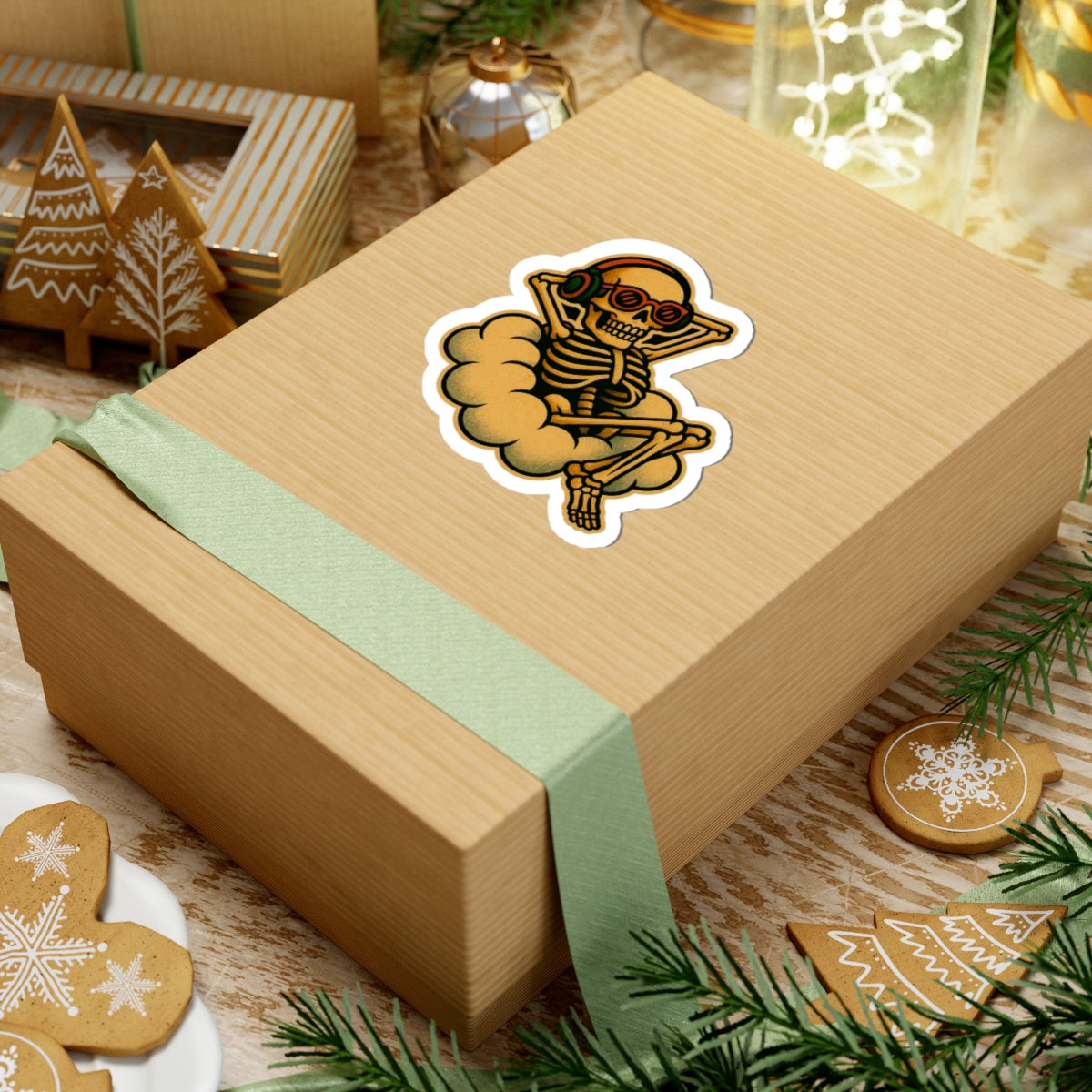 Chill Skelleton Sticker