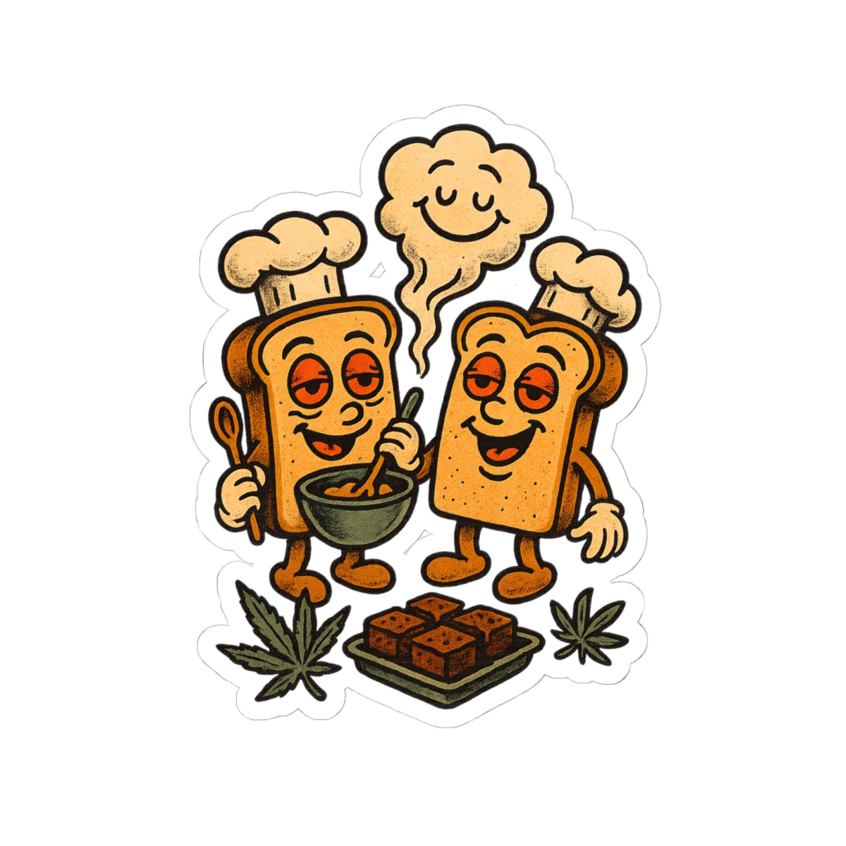 Happy Toasts Sticker