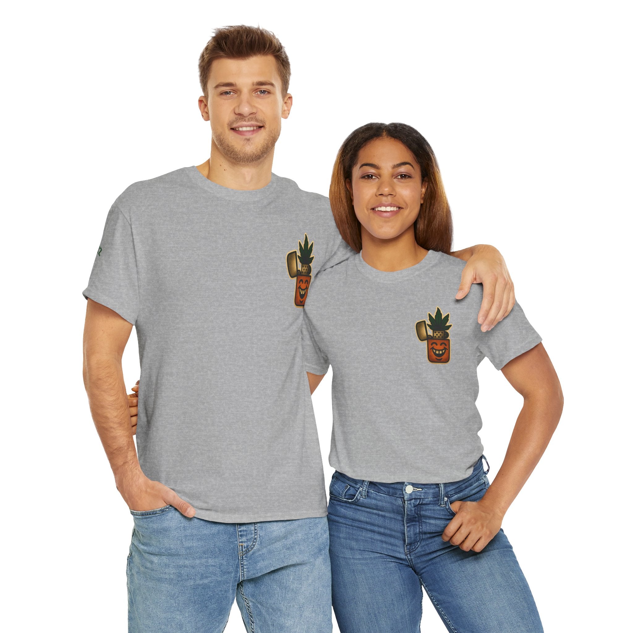 The Happy Zippo - Unisex Heavy Cotton Tee
